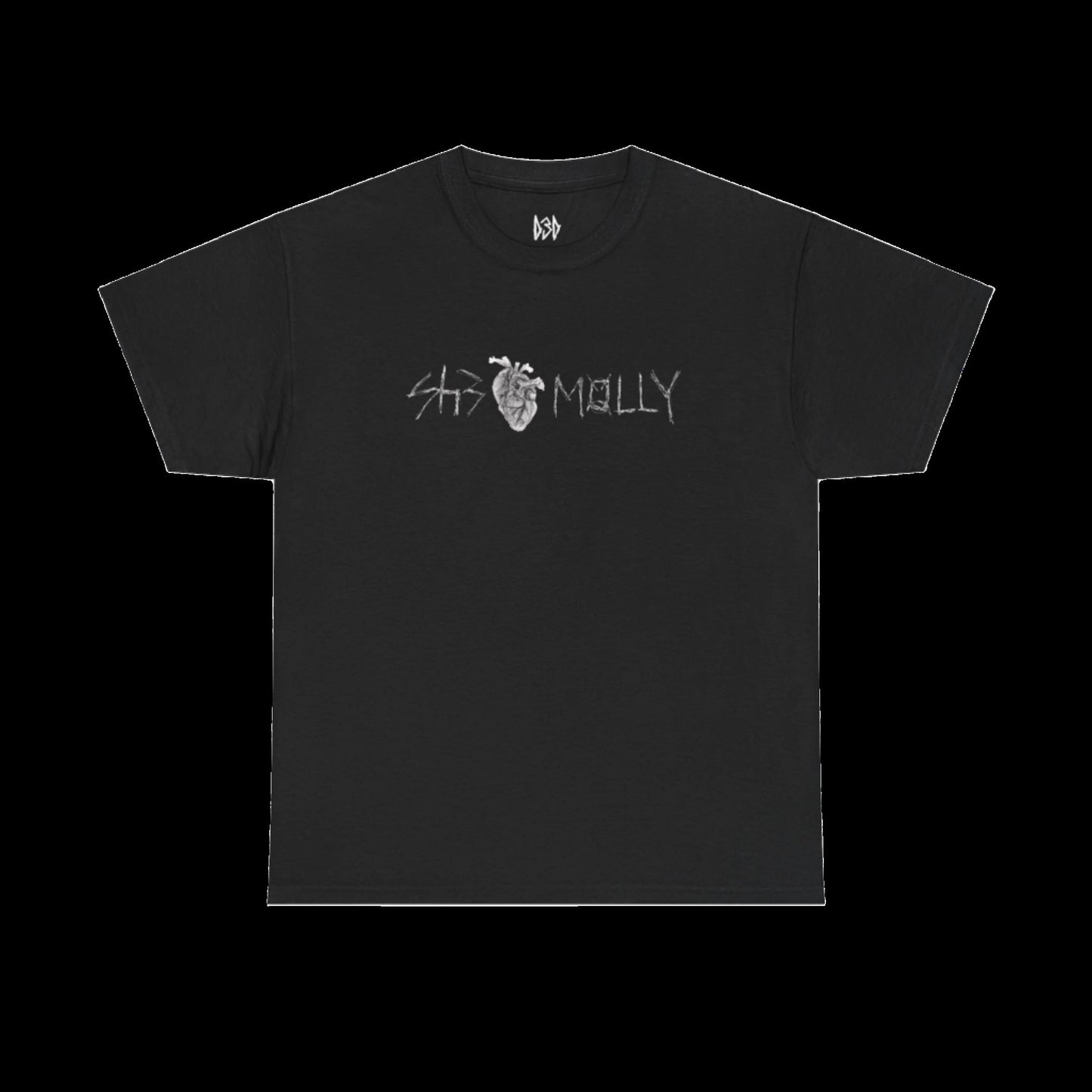 "she<3molly" - T-Shirt